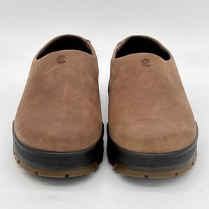 ECCO Women's Track 25 US 8/EU 38 Clog Mule Cocoa Brown Leather Slip On